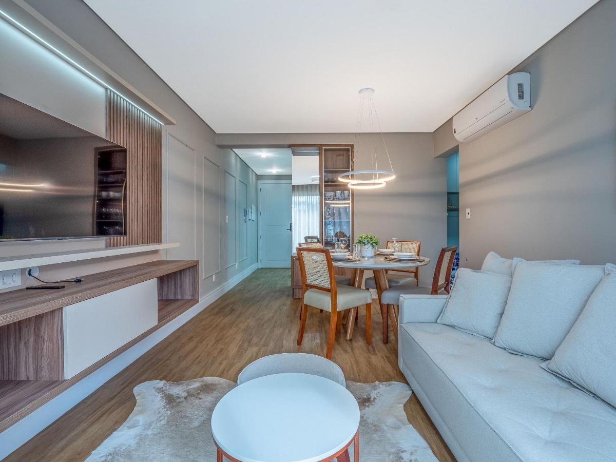 Апартаменти Alpes Da Montanha 203 - Ap Novo Junto Ao Centro De Gramado + Garagem Екстер'єр фото
