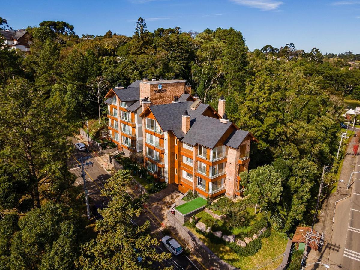 Апартаменти Alpes Da Montanha 203 - Ap Novo Junto Ao Centro De Gramado + Garagem Екстер'єр фото