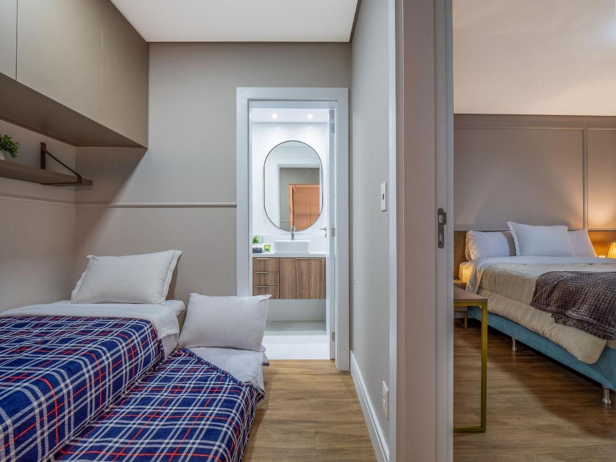Апартаменти Alpes Da Montanha 203 - Ap Novo Junto Ao Centro De Gramado + Garagem Екстер'єр фото