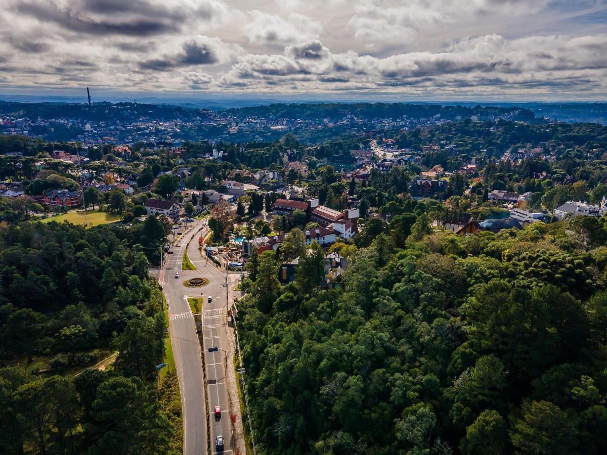 Апартаменти Alpes Da Montanha 203 - Ap Novo Junto Ao Centro De Gramado + Garagem Екстер'єр фото
